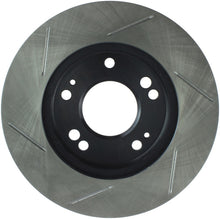 Load image into Gallery viewer, StopTech Power Slot 4/89-00 Mitsubishi Eclipse GST / 2/98-01 Galant 4 cyl Slotted Left Front Rotor
