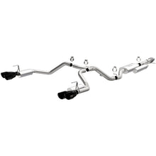 Load image into Gallery viewer, MagnaFlow 2021 Chevrolet Tahoe V8 5.3L Street Series Cat-Back Exhaust - Black Chrome Tips
