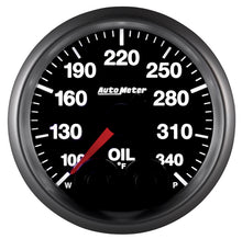 Load image into Gallery viewer, Autometer Elite 52mm 100-340 Deg F Oil Temp Peak &amp; Warn w/ Electronic Control Gauge
