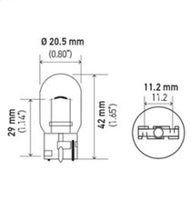 Load image into Gallery viewer, Hella Bulb 7441 12V 27W W3X16d T6.5
