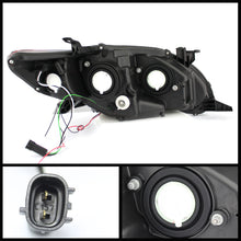 Load image into Gallery viewer, Spyder Toyota Corolla 11-13 Projector Headlights Halogen Model Only - DRL LED Blk PRO-YD-TC11-DRL-BK
