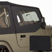 Load image into Gallery viewer, Rugged Ridge Upper Soft Door Kit Black Diamond 88-95 Jeep Wrangler YJ
