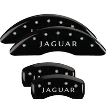 Load image into Gallery viewer, MGP 4 Caliper Covers Engraved Front Acura Rear MDX Black Finish Silver Char 2017 Acura MDX
