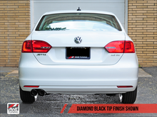 Load image into Gallery viewer, AWE Tuning Mk6 Jetta 2.5L Touring Edition Exhaust - Diamond Black Tips
