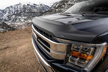 Load image into Gallery viewer, AVS 2021 Ford F-150 (Excl. Tremor/Raptor) Aeroskin II Textured Low Profile Hood Shield - Black
