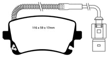 Load image into Gallery viewer, EBC 09-11 Audi A6 Quattro 3.0 Supercharged Ultimax2 Rear Brake Pads
