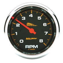 Load image into Gallery viewer, Autometer Pro-Cycle Gauge Tach 3 3/4in 8K Rpm 2&amp;4 Cylinder Black
