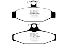Load image into Gallery viewer, EBC 90-00 Aston Martin Vantage 5.3 (Twin Supercharged)(AP) Bluestuff Rear Brake Pads
