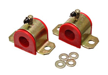 Load image into Gallery viewer, Energy Suspension 00-05 Toyota Celica Red 22mm Front Sway Bar Frame Bushings (Greaseable Frame Bushi
