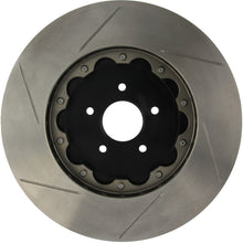 Load image into Gallery viewer, StopTech 09-11 Nissan GT-R Front Left Slotted Bare Iron 380x34mm Aero-Rotor Kit

