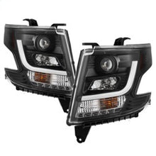 Load image into Gallery viewer, Spyder Chevy Tahoe / Suburban 2015 -2016 Projector Headlights - DRL LED - Black PRO-YD-CTA15-DRL-BK
