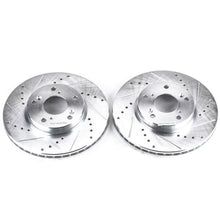 Load image into Gallery viewer, Power Stop 14-15 Acura ILX Front Evolution Drilled &amp; Slotted Rotors - Pair
