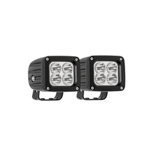 Load image into Gallery viewer, Westin Quadrant LED Auxiliary Light 3 inch x 2.5 inch Flood w/5W Cree (Set of 2) - Black
