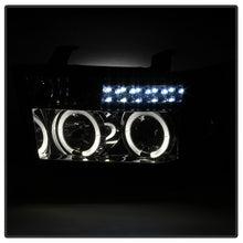 Load image into Gallery viewer, Spyder Toyota Tundra 07-13 Projector Headlights LED Halo LED Smke PRO-YD-TTU07-HL-SM
