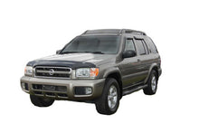 Load image into Gallery viewer, AVS 99-04 Nissan Pathfinder High Profile Bugflector II Hood Shield - Smoke
