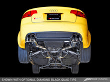 Load image into Gallery viewer, AWE Tuning Audi B7 RS4 Touring Edition Exhaust - Diamond Black Tips
