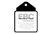 Load image into Gallery viewer, EBC 64-66 Alfa Romeo Guilia 1.3 Greenstuff Front Brake Pads
