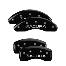 Load image into Gallery viewer, MGP 4 Caliper Covers Engraved Front &amp; Rear MGP Black finish silver ch
