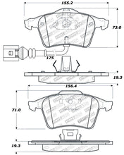 Load image into Gallery viewer, StopTech Performance 08-09 VW Golf R/Golf R32 / 06-09 Passat (Exc Syncro) Front Brake Pads
