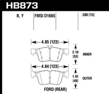 Load image into Gallery viewer, Hawk 17-19 Lincoln MKC 2.0L / 2.3L Street Rear Brake Pads
