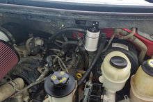 Load image into Gallery viewer, J&amp;L 05-10 Ford F-150 5.4L Driver Side Oil Separator 3.0 - Clear Anodized

