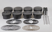 Load image into Gallery viewer, Mahle MS Piston Set GM LSX 399cid 4.185x1.304CH 3.622 Stk 6.125 Rod .927 Pin -5.8cc 10.6CR Set of 8
