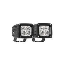 Load image into Gallery viewer, Westin Quadrant LED Auxiliary Light 3 inch x 2.5 inch Flood w/5W Cree (Set of 2) - Black
