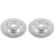 Load image into Gallery viewer, Power Stop 16-18 Ford Focus Front Evolution Drilled &amp; Slotted Rotors - Pair

