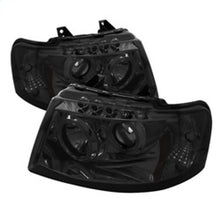 Load image into Gallery viewer, Spyder Ford Expedition 03-06 Projector Headlights LED Halo LED Smke (Not Included) PRO-YD-FE03-HL-SM
