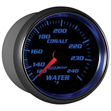 Load image into Gallery viewer, Autometer Cobalt 66mm 120-240 Degree F Mechanical Water Temperature Gauge
