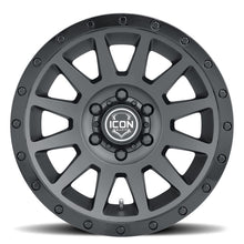 Load image into Gallery viewer, ICON Compression 17x8.5 5x150 25mm Offset 5.75in BS 110.1mm Bore Double Black Wheel
