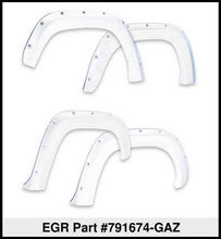 Load image into Gallery viewer, EGR 14+ Chev Silverado 5ft Bed Bolt-On Look Color Match Fender Flares - Set - Summit White
