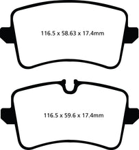 Load image into Gallery viewer, EBC 11 Audi A6 2.0 Turbo Yellowstuff Rear Brake Pads
