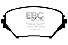 Load image into Gallery viewer, EBC 01-03 Toyota RAV 4 2.0 Greenstuff Front Brake Pads
