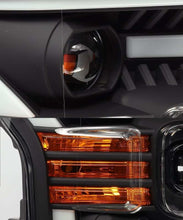 Load image into Gallery viewer, AlphaRex 15-17 Ford F-150 LUXX LED Projector Headlights Plank Style Alpha Blk w/Activ Light/DRL
