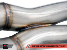Load image into Gallery viewer, AWE Tuning Porsche Macan Touring Edition Exhaust System - Diamond Black 102mm Tips

