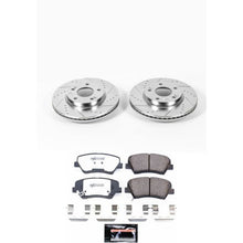 Load image into Gallery viewer, Power Stop 11-16 Hyundai Elantra Front Z26 Street Warrior Brake Kit
