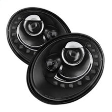 Load image into Gallery viewer, Spyder Volkswagen Beetle 06-10 Projector Headlights DRL LED Black PRO-YD-VB06-DRL-BK
