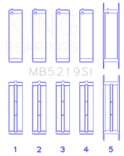 Load image into Gallery viewer, King 91-92 281CI 4.6L V8 Romeo with Cast Iron Block SOHC 16 Valves (Size +0.25) Main Bearing Set
