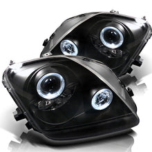 Load image into Gallery viewer, Spyder Honda Prelude 97-01 Projector Headlights LED Halo Black High H1 Low H1 PRO-YD-HP97-HL-BK
