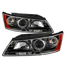 Load image into Gallery viewer, Xtune Hyndai Sonata 2006-2008 OEM Style Headlights Black HD-JH-HYSON06-BK
