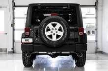 Load image into Gallery viewer, AWE Tuning 07-18 Jeep Wrangler JK/JKU 3.6L Tread Edition Axle-Back Dual Exhaust - Chrome Silver Tips
