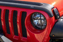 Load image into Gallery viewer, AVS 2018+ Jeep Wrangler (JL) 2dr/4dr Aeroskin Low Profile Acrylic Hood Shield - Smoke
