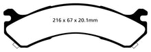 Load image into Gallery viewer, EBC 01-05 Chevrolet Silverado 3500 (2WD) Yellowstuff Rear Brake Pads
