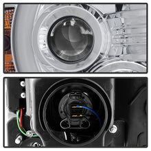 Load image into Gallery viewer, Spyder GMC Sierra 14-16 Projector Headlights Light Bar DRL Chrm PRO-YD-GS14V2-LBDRL-C
