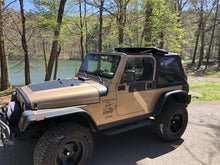 Load image into Gallery viewer, Rampage 18-21 Jeep Wrangler (JL) Unlimited Frameless TrailView Fastback Soft Top Kit - Black Diamond
