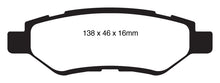 Load image into Gallery viewer, EBC 08-13 Cadillac CTS 3.0 Yellowstuff Rear Brake Pads
