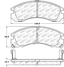 Load image into Gallery viewer, StopTech Street Touring 93-99 Eagle Talon 4WD / 92-04 Mitsubishi Diamante
