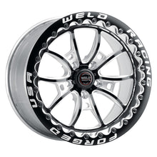 Load image into Gallery viewer, Weld S80 17x11 / 5x115 BP / 6.2in BS Black Wheel (High Pad) - Black Single Beadlock MT

