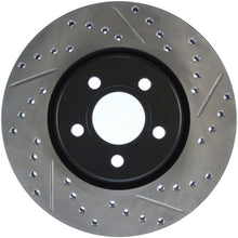 Load image into Gallery viewer, StopTech 03-09 Chrysler PTCruiser Tur / 03-05 Dodge Neon SRT-4 Front Left Slotted &amp; Drilled Rotor
